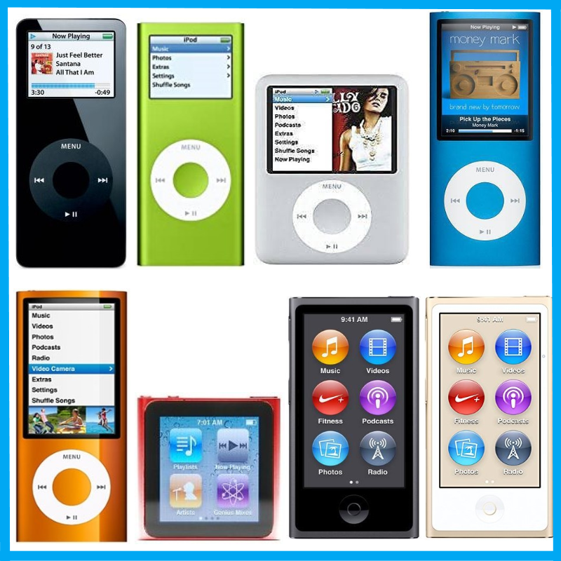 Apple iPod Nano 1st 2nd 3rd 4th 5th 6th 7th 8th Generation Apple iPod Nano 1st 2nd 3rd 4th 5th 6th 7th 8th Generation