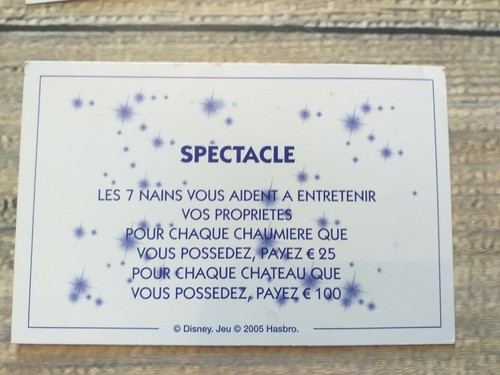 MONOPOLY EDITION DISNEY CHATEAU EN 3D. PIECES DETACHEES. FRANCAIS. PARKER. - Photo 58/101