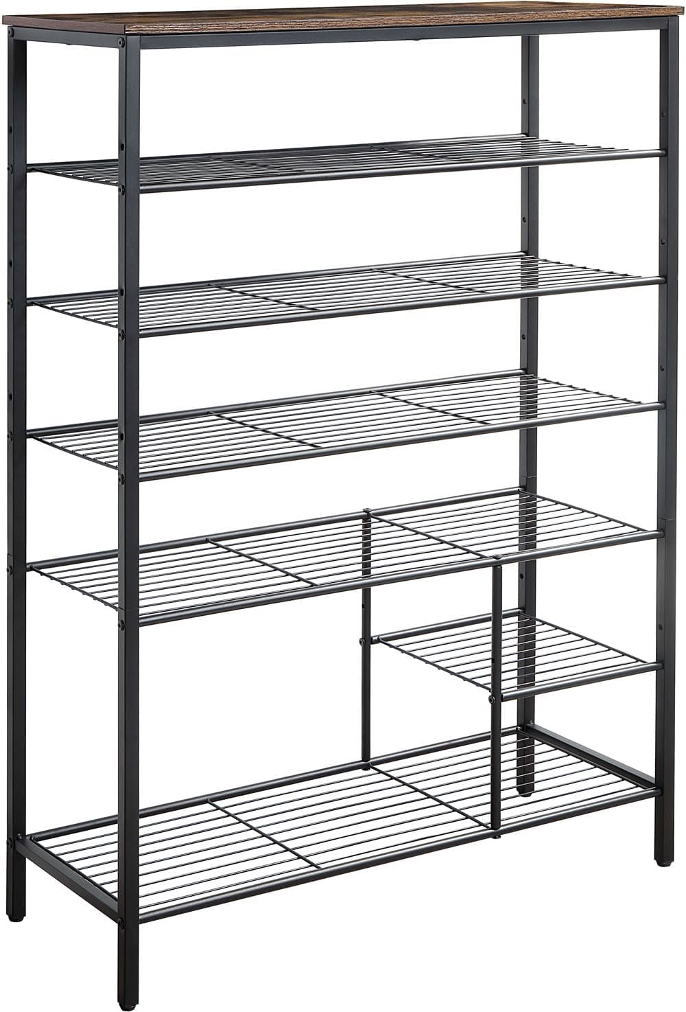 6 Tier Shoe Rack Organizer, Metal Mesh Shoe Storage Shelf, Storage Boots .For En