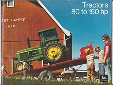 Vintage John Deere "80 to 150 hp" Farm Tractor Dealer Brochure/Magazine A-1-75-2
