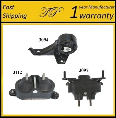 3PCS MOTOR & TRANS MOUNT FOR 2004-2010 Chevrolet Malibu 3.5L eBay