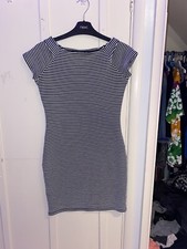 womens striped bodycon dress size xs