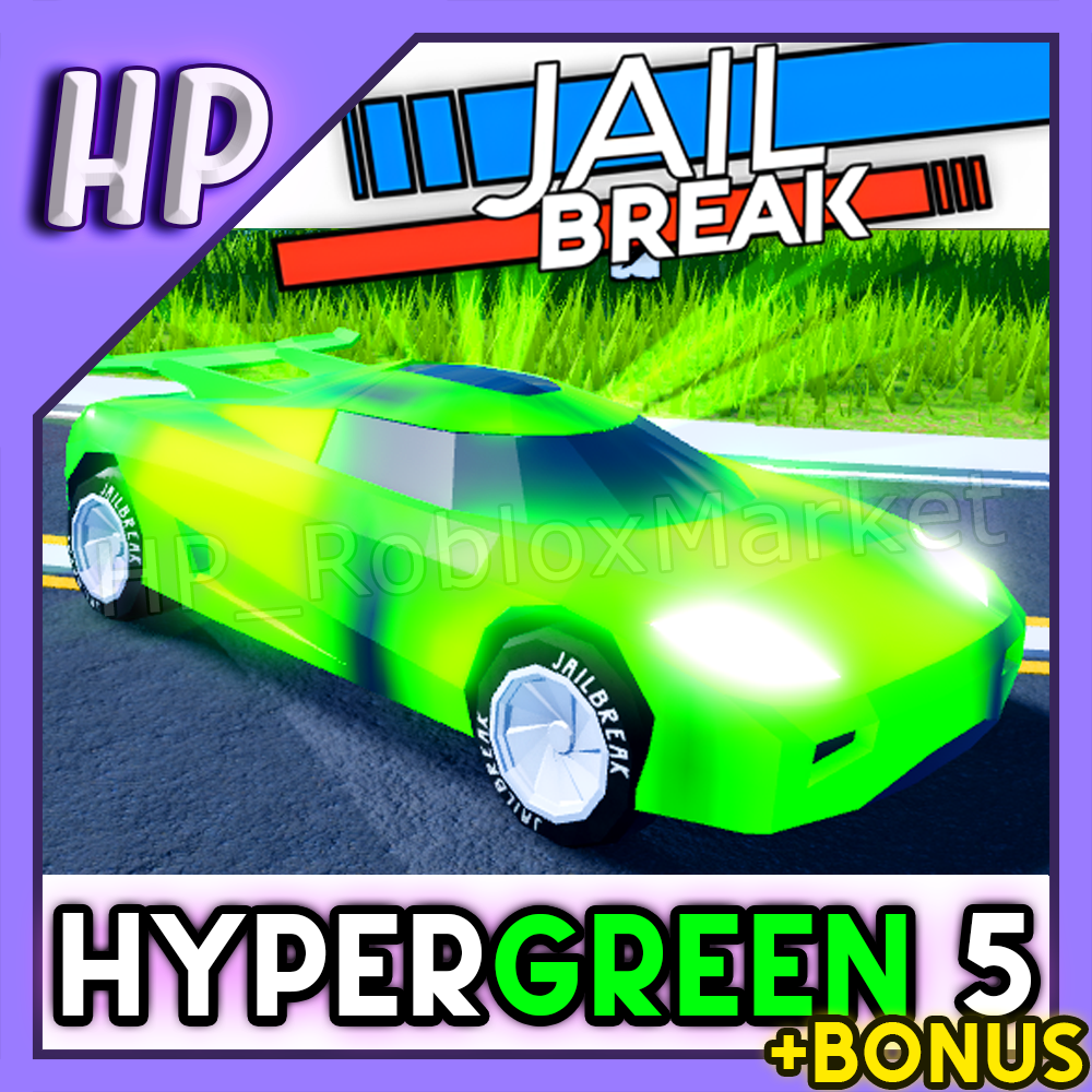 YELLOW Hyper Chrome Level 5 💎CLEAN • FAST DELIVERY⚡ + BONUS Roblox  Jailbreak