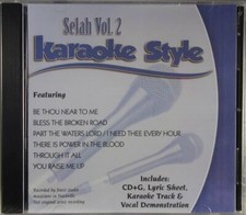 Selah Volume 2 Christian Karaoke Style NEW CD G Daywind 6 Songs