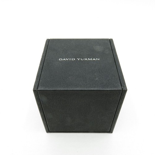 David Yurman Midnight Melange Sterling Silver Pave Diamond Band Ring Size 4.75 - Picture 9 of 9