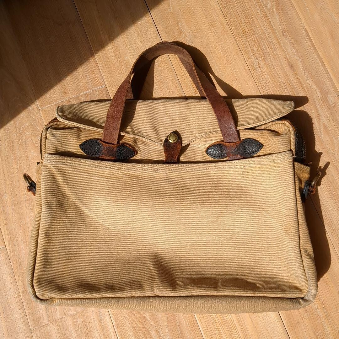 Filson Briefcase Bag cotton A4 Made in USA used Gem