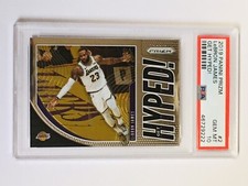 2019 Panini Prizm Lebron James Get Hyped! PSA 10 GEM MINT Los Angeles Lakers