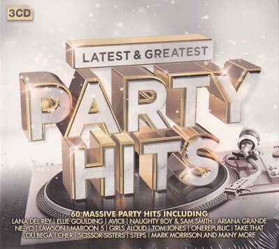 Fetenhits Party 3 CD Box 60 Hits Best of Lana Del Ray Avicii Take That uvm T1794