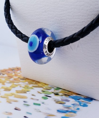 New Authentic Pandora Evil Eye Murano 