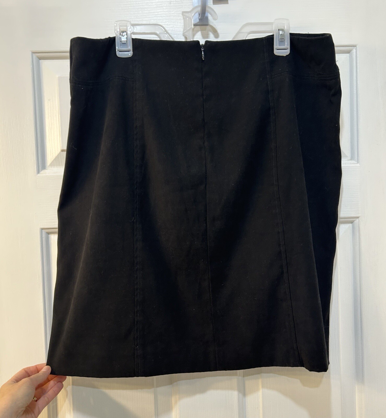 SANDRO Black Short Skirt A Line Mini Back Zip Business Casual