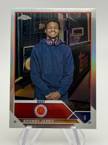 Bronny James [SP Variation Gold] #20 2023 Topps Chrome McDonald's All American card