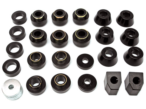 Silentblocs de caisse Jeep Wrangler YJ kit suspension carrosserie 4x4