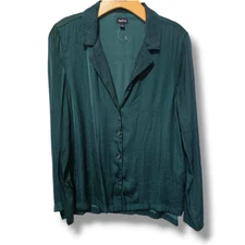 Gap Body women's green long sleeves button-down Blouse - small