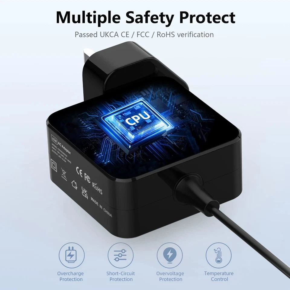 65W USB-C Laptop Charger for Asus Rog Ally C302C ADP-45EW B Type C Power Adapter - Image 3 of 4