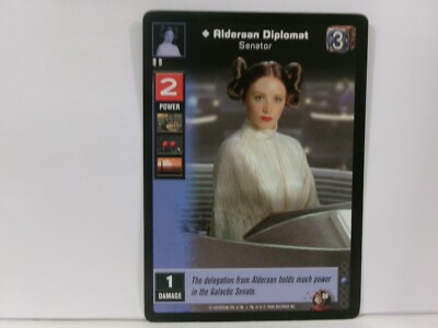 2000 Star Wars: Young Jedi CCG Battle of Naboo Expansion Set Alderaan #26