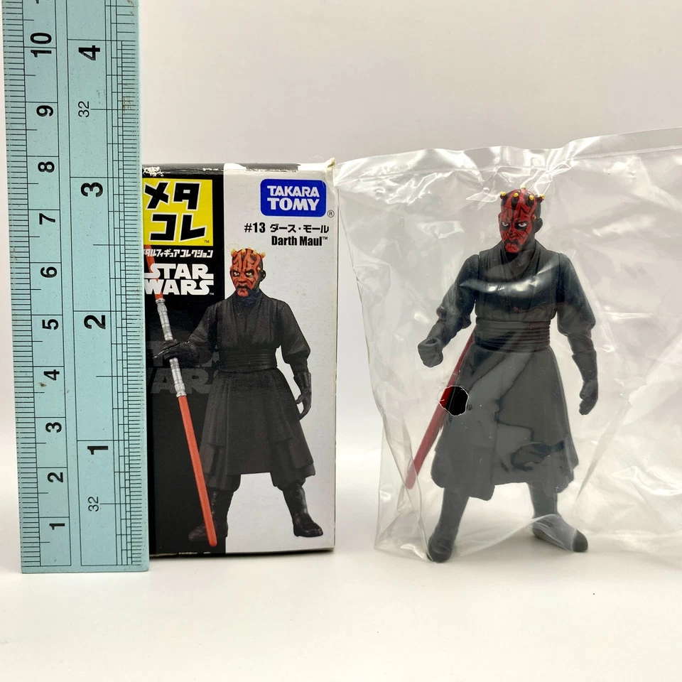 Star Wars Darth Maul MetaColle #13 Figura de Metal Colección Takara Tomy Raro Foto 2 de 4