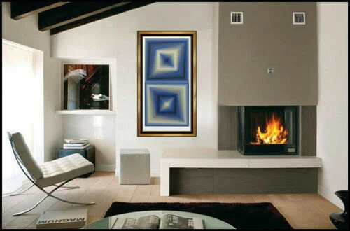 Signierte Victor Vasarely Kunstdrucke