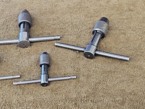 5 T-Handle 0" to 1/4" to 1/2" Tap Die Wrench Machinist Tool USA - Picture 14 of 17