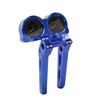 10.0" Handlebar Risers with Dual Gauge for Harley 15-23 Road Glide FLTRXSE FLTRX