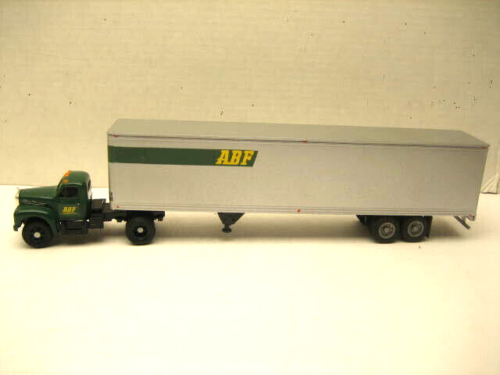 1:53?? Scale ABF Freight Semi-Truck Custom Hand Made Tractor Corgi Has Damage!