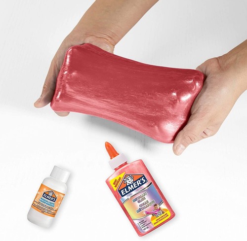 Elmer's kit 3 colle per Slime Azzurro Rosa e Turchese con Paillettes 147 ml - Picture 10 of 13
