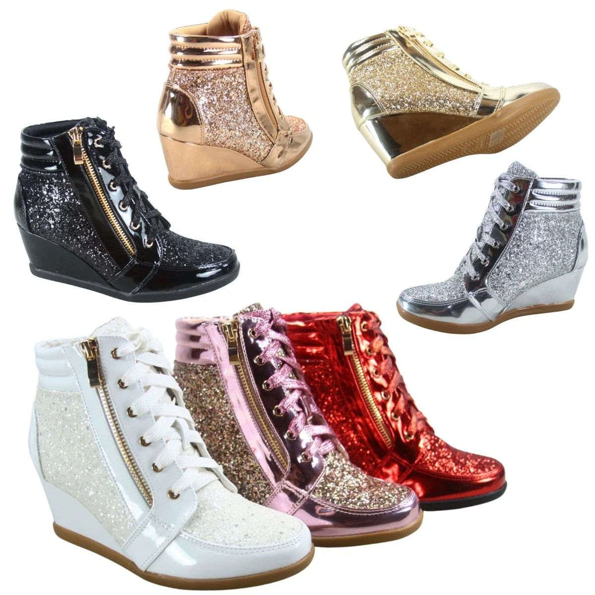 Glitter booties shoes sale