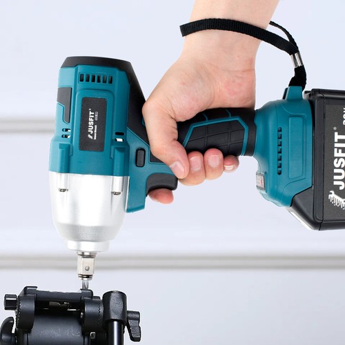 JUSFIT 1/2" Cordless Impact Wrench Driver Brushless Rattle Gun For Makita 18V - Picture 10 of 14