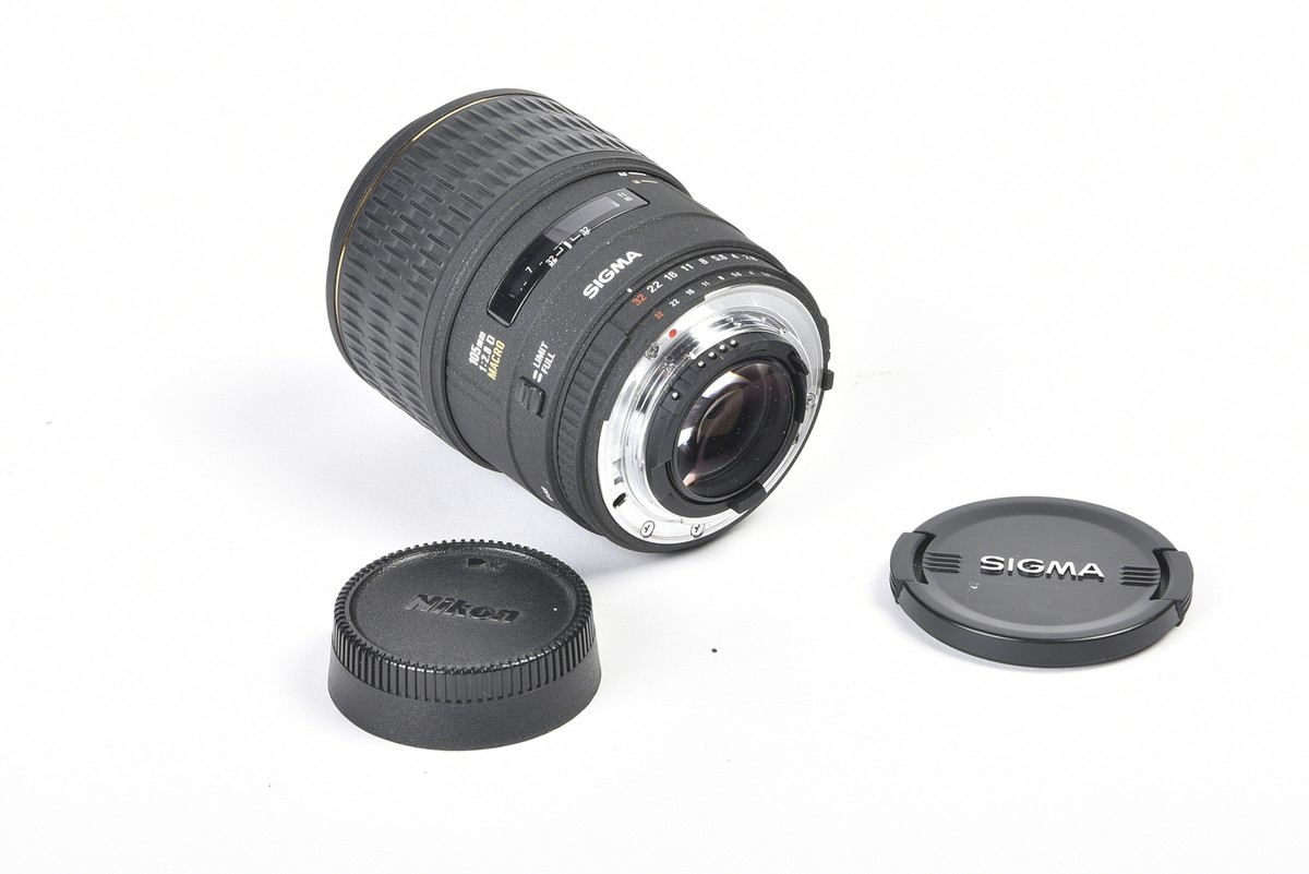Nikon ニコン SIGMA AF 105mm F2.8 EX MACRO Sigma 105mm f/2.8 EX DG Macro Lens for Nikon AF Cameras 257306