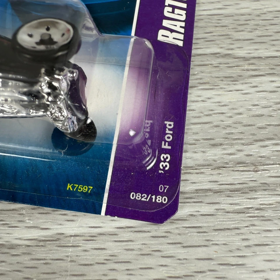 Coche deportivo Ford Ragtops Roadsters 2/4 negro Hot Wheels Diecast 2007 '33 #B Foto 2 de 4