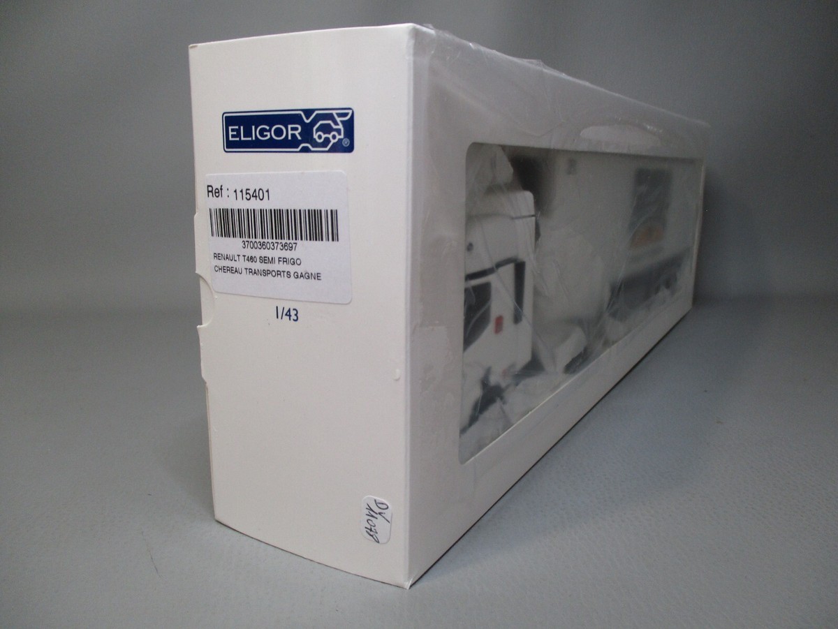 Eligor 1/43 Renault T460 Semi-remorque Frigorifique Chéreau – Gagne 115401 – Modèle De Collection Occasion