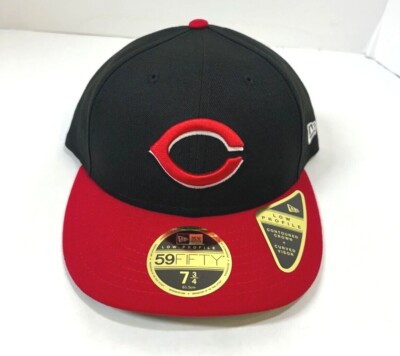 Cincinnati Reds NE MLB 2017 On-Field Low Profile Fitted Hat-Black/Red