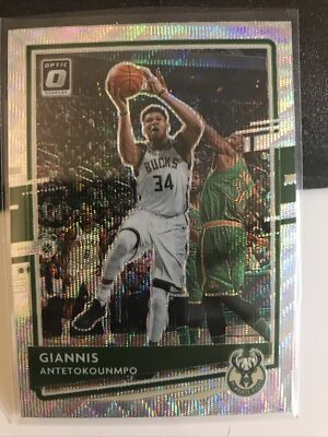 2020-21 DONRUSS OPTIC FANATICS Giannis Antetokounmpo Silver