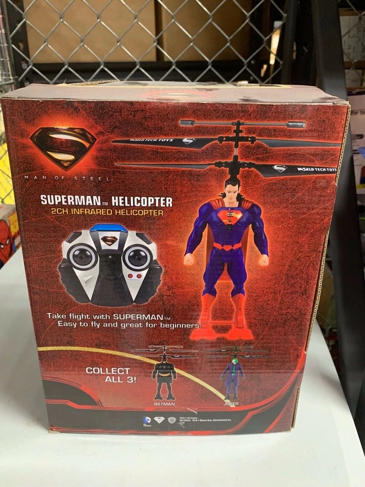 DC World Tech SUPERMAN Remote Control Helicopter - New In Box - Image 2 of 2