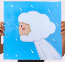 WEI XING CLOUD BOY HAND SIGNED LTD EDITION PRINT xx/20