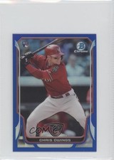 2014 Bowman Chrome Minis Blue Refractor 7/20 Chris Owings #231 1h5