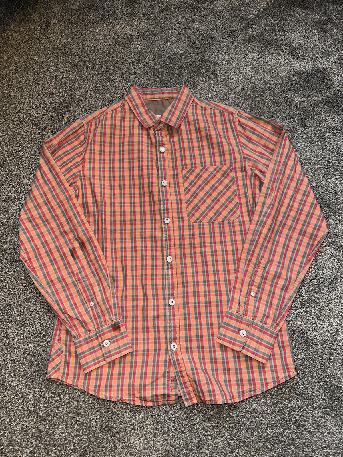 Mens Fat Face Shirt Size Medium Long Sleeve Cotton Regular Fit Check (12)