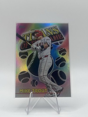 Mike Trout Titans Of The Game Foil 2026 Topps Series 1 Baseball #TOG-2 Angels