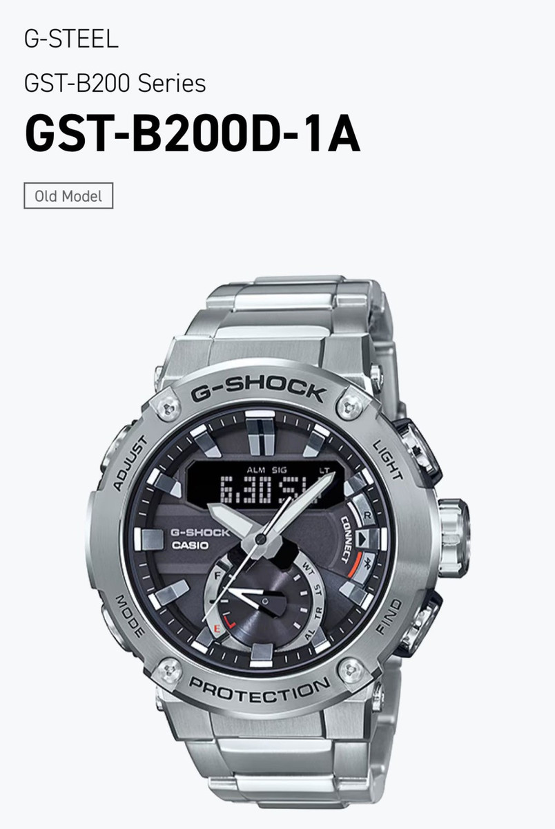 CASIO G-SHOCK G-Steel GST-B200D-1AJF- FREE N' FAST SHIPPING CASIO G-SHOCK G-Steel GST-B200D-1AJF- FREE N' FAST SHIPPING