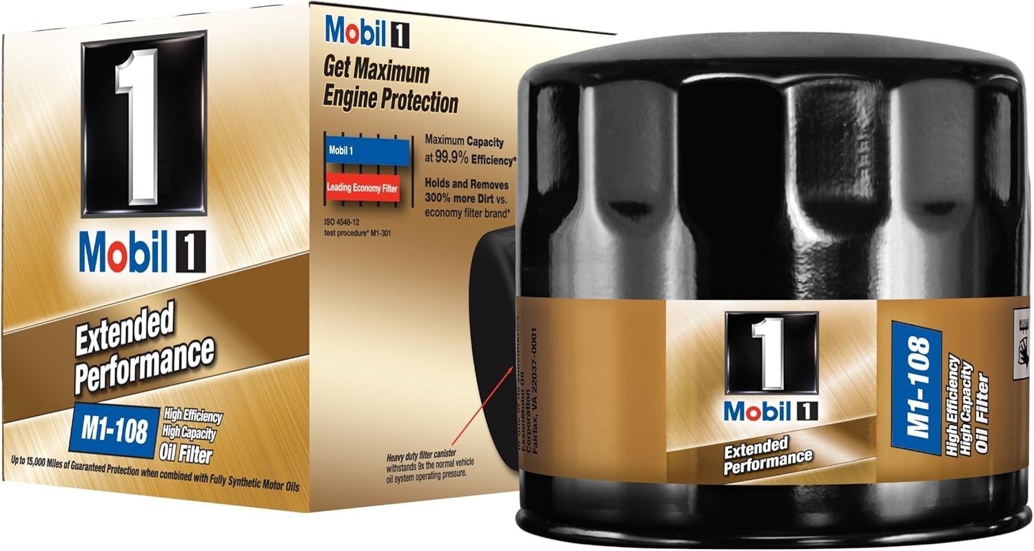 Mobil 1 M1-108 Extended Performance Oil Filter Pack of 2