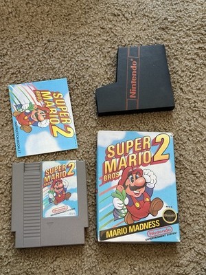 Super Mario Bros. 2 NES Nintendo Complete CIB Authentic & Tested