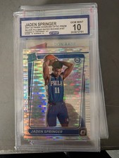 Panini Donruss Optic Prizm Jaden Springer Rated Rookie Silver Pulsar Lot 2021-22