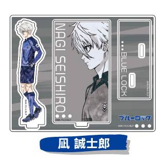 Bandai Acrylic Stand Collection Bluelock Lettering Collection 04 Seishirou Nagi