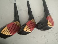VINTAGE WILSON STAFF II 4300 TOUR BLOCK DRIVER, 1,3,4 WOOD SET DYNAMIC S-FLX RH
