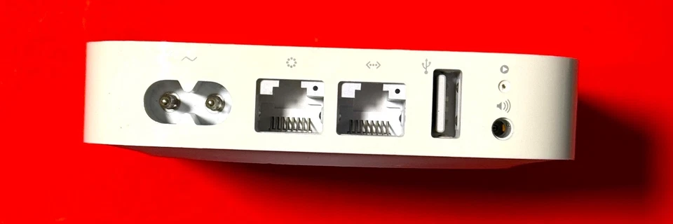 Router inalámbrico Apple A1392 MC414LL/A AirPort Express Base Station - blanco Foto 4 de 4