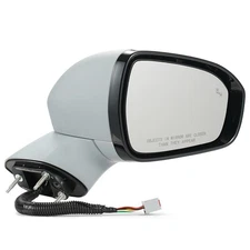 Side Mirror For 2013-2014 Ford Fusion Passenger Side Heated w/ Memory 12 Pins