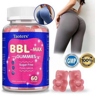BBL Max 60 Gummies Straffen Gesäß Verbessern Kurvige Silhouette Steigern Energie