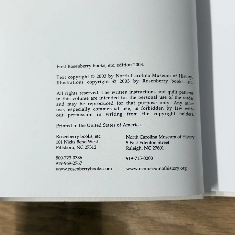 Pieces of History - Quilt Patterns from North Carolina Museum Book - Vols I & II - Image 4 of 4