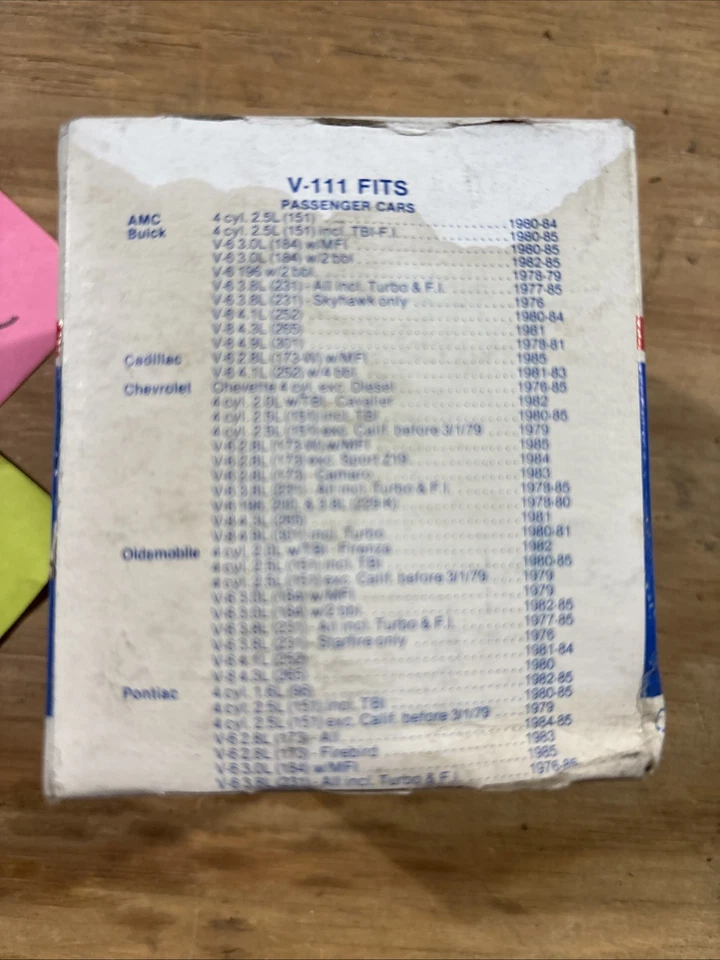 FILTRO DE ACEITE GRUPO 7 V111 para 77-14 CHEVROLET BUICK PONTIAC GMC AMC SAAB Foto 3 de 4