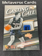 2024-25 Panini Noir Tristan da Silva Casting Call Rookie Patch RC 23/25 JSY 1/1