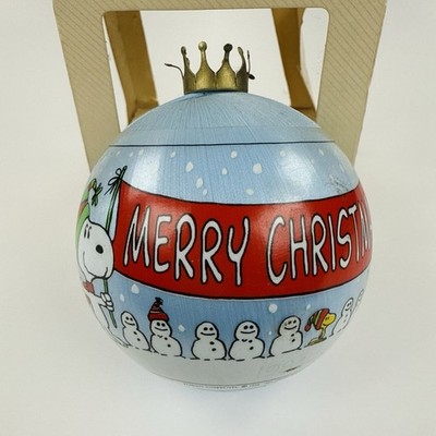 Hallmark Keepsake Ornament  Peanuts Snoopy Merry Christmas 1984 Collectible